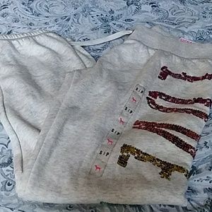 One of a kind pink sweatpants